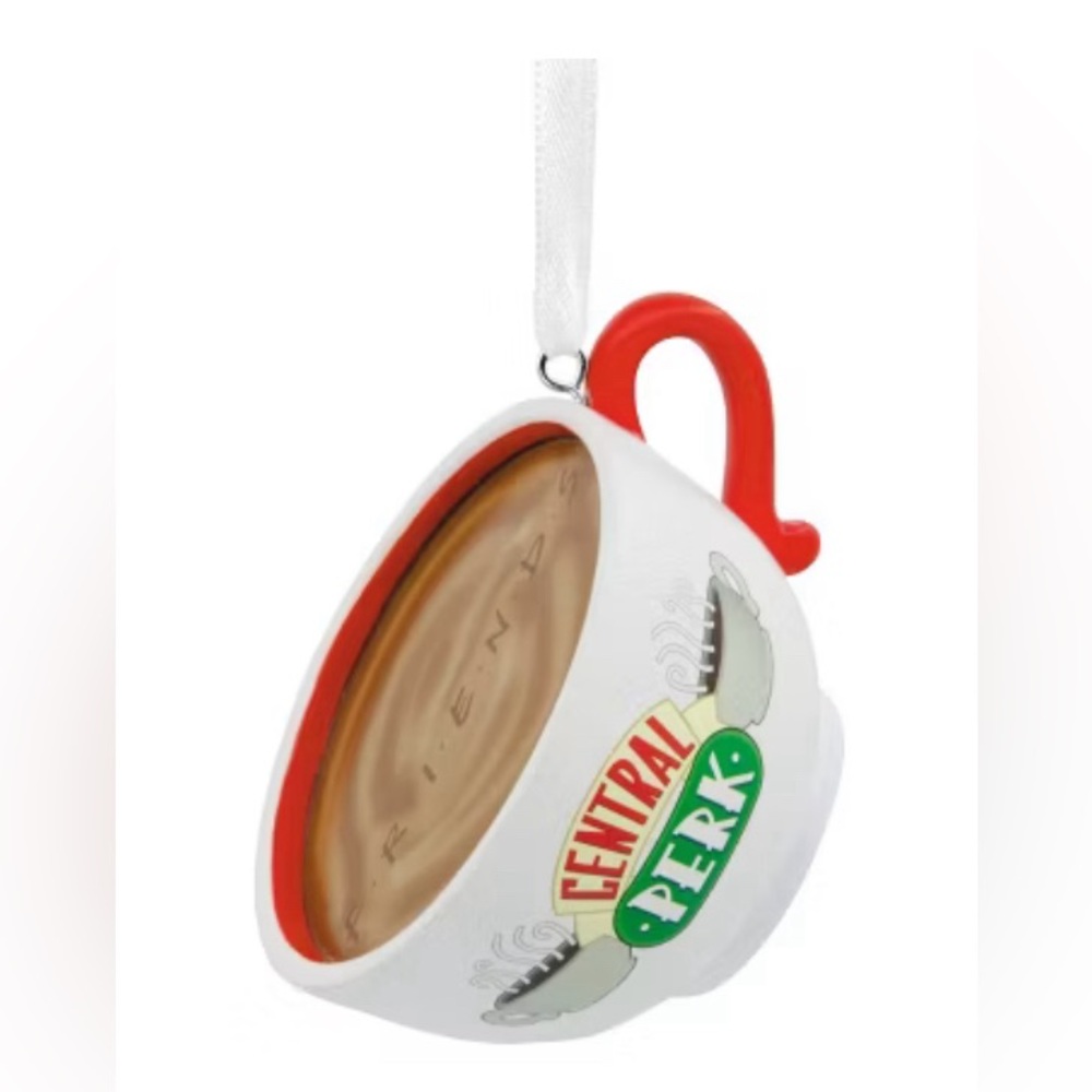 New Hallmark Friends Central Perk Coffee Cup Christmas Tree Ornament
